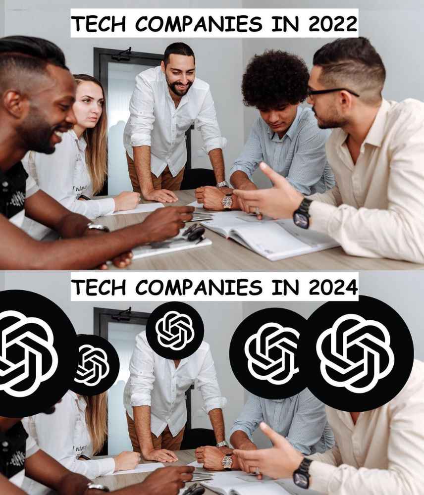 Tech Companies in 2022 vs 2024